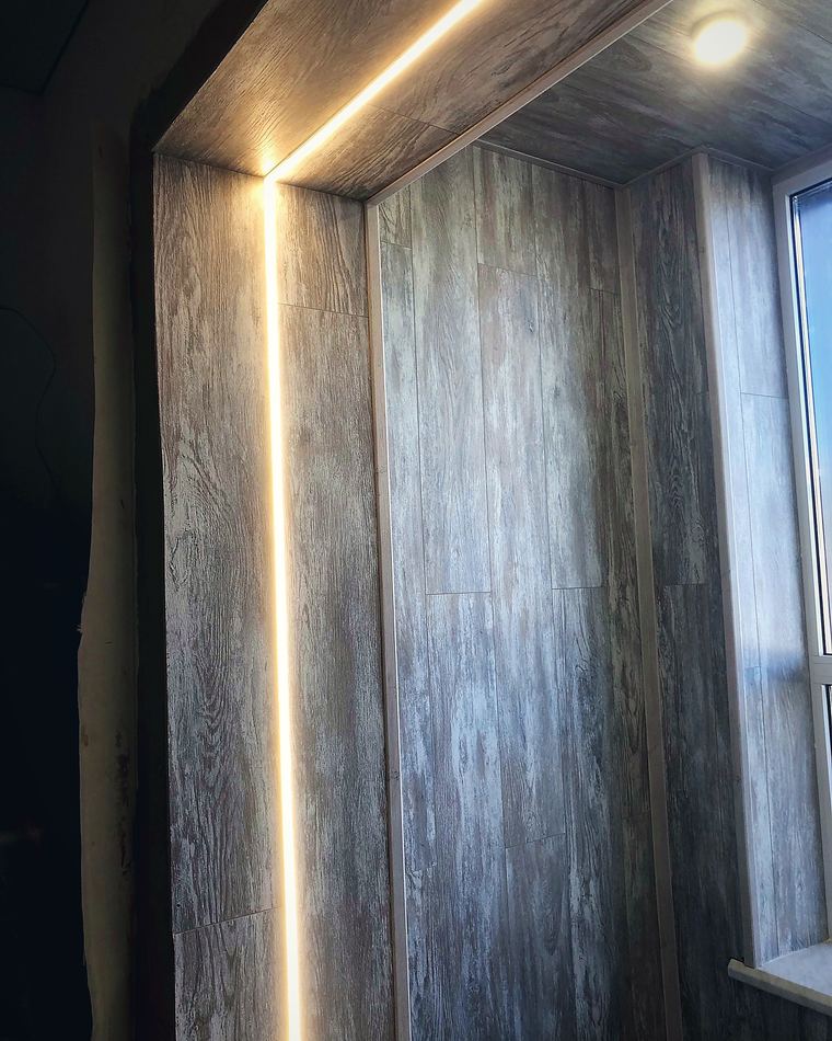 LED-подсветка проёма